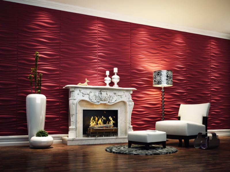 red-wallpaper-designs-for-living-room